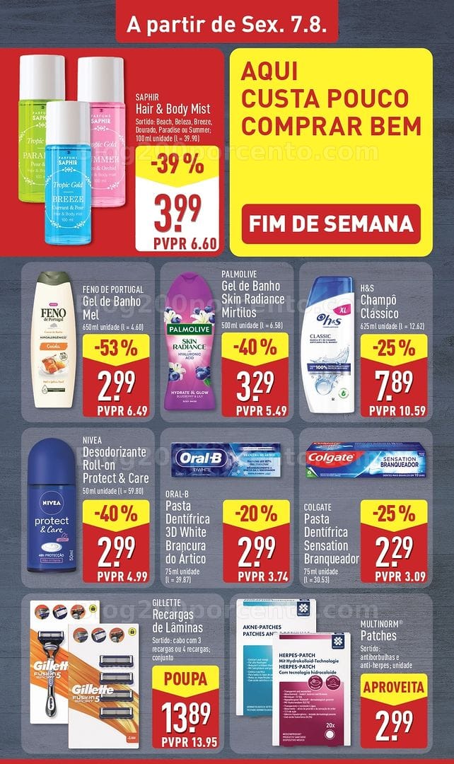 Antevisão Folheto ALDI Promoções de 3 a 9 agosto